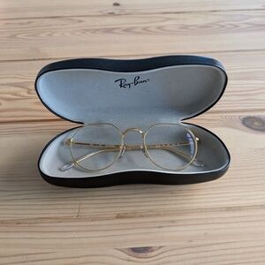 Ray-Ban Unisex Gold Metal Glasses